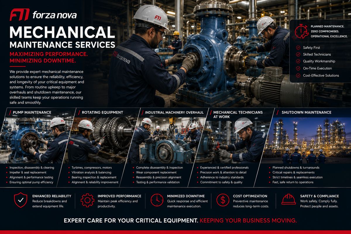 Forza Nova Mechanical Maintenance and Overhauling